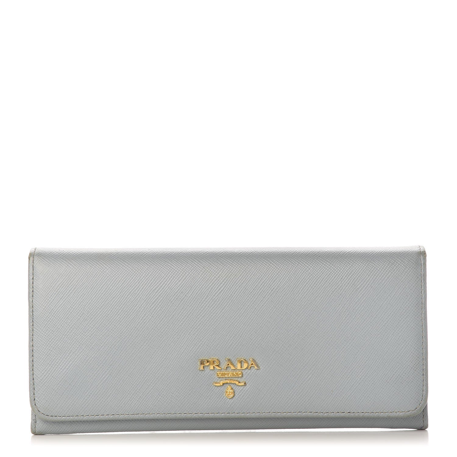 Prada Saffiano Continental Wallet Lago 1 of 8