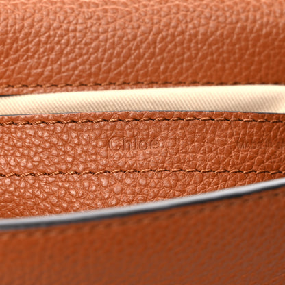 Chloe Calfskin Mini Marcie Round Crossbody Bag Tan 6 of 9