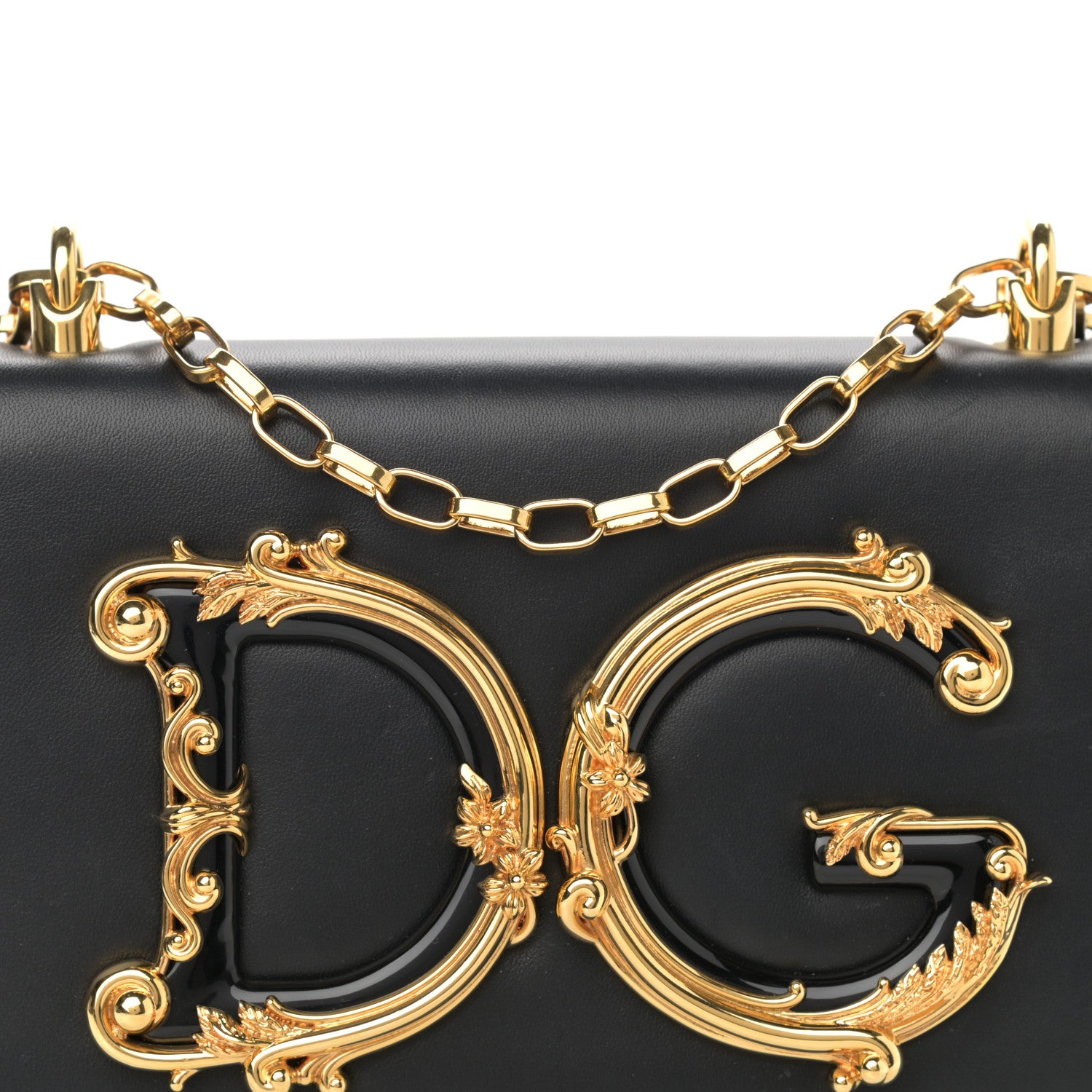 Dolce & Gabbana Nappa DG Girls Shoulder Bag Black 7 of 11
