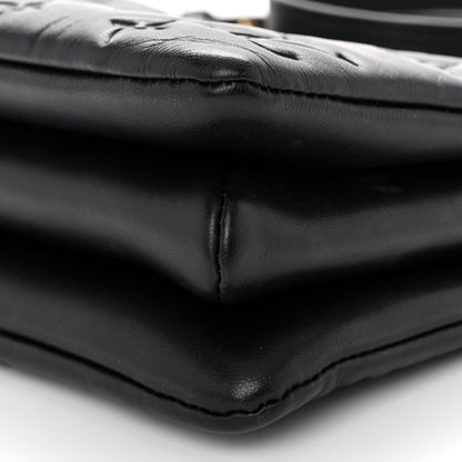Louis Vuitton Lambskin Embossed Monogram Coussin BB Black 11 of 13