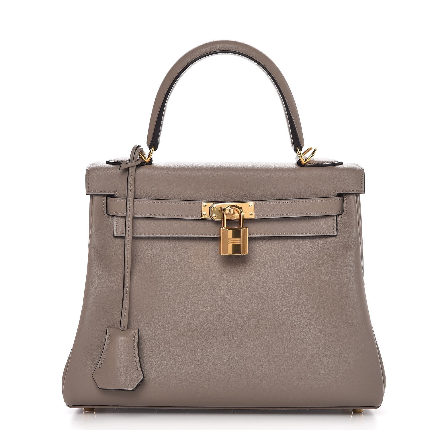 Hermes Swift Kelly Retourne 25 Gris Asphalte 1 of 34