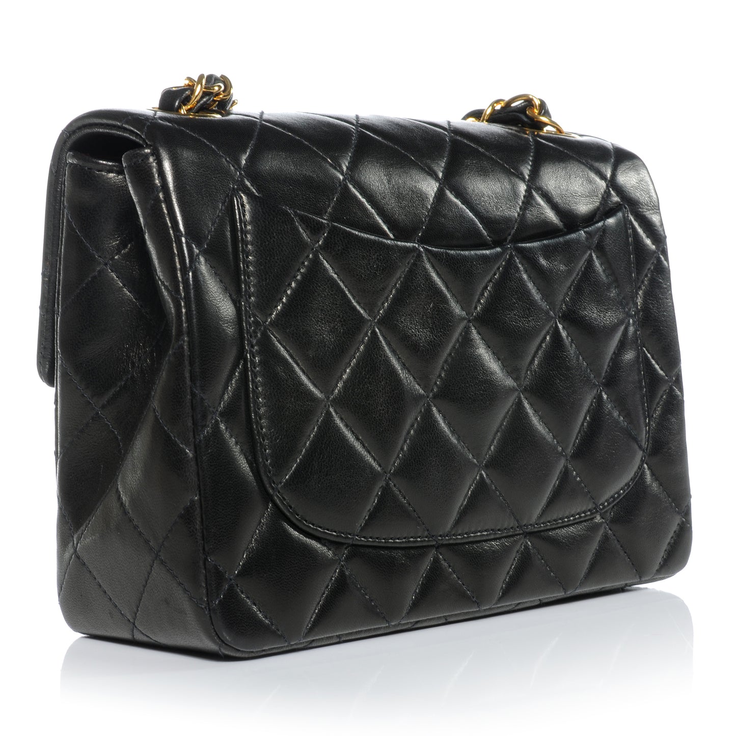 Lambskin Mini Flap Black
