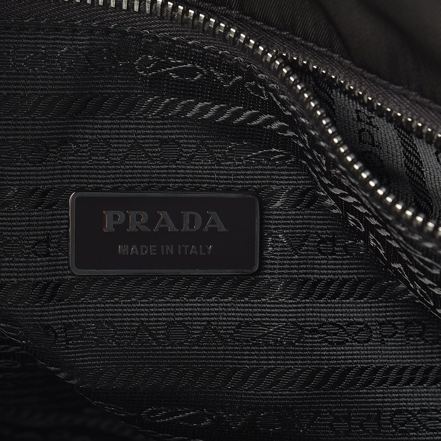 Tessuto Nylon Mix Messenger Bag Ebano