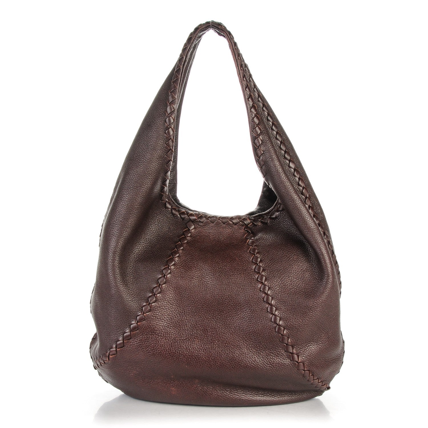 Bottega Veneta Cervo Deerskin Large Hobo Ebano 1 of 10