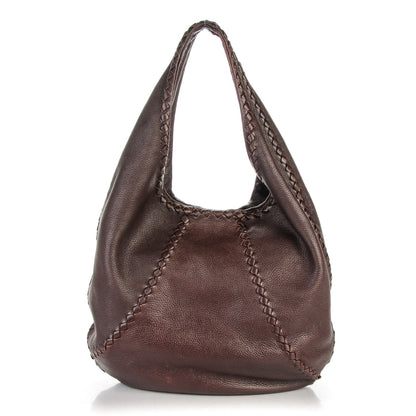 Bottega Veneta Cervo Deerskin Large Hobo Ebano 1 of 10