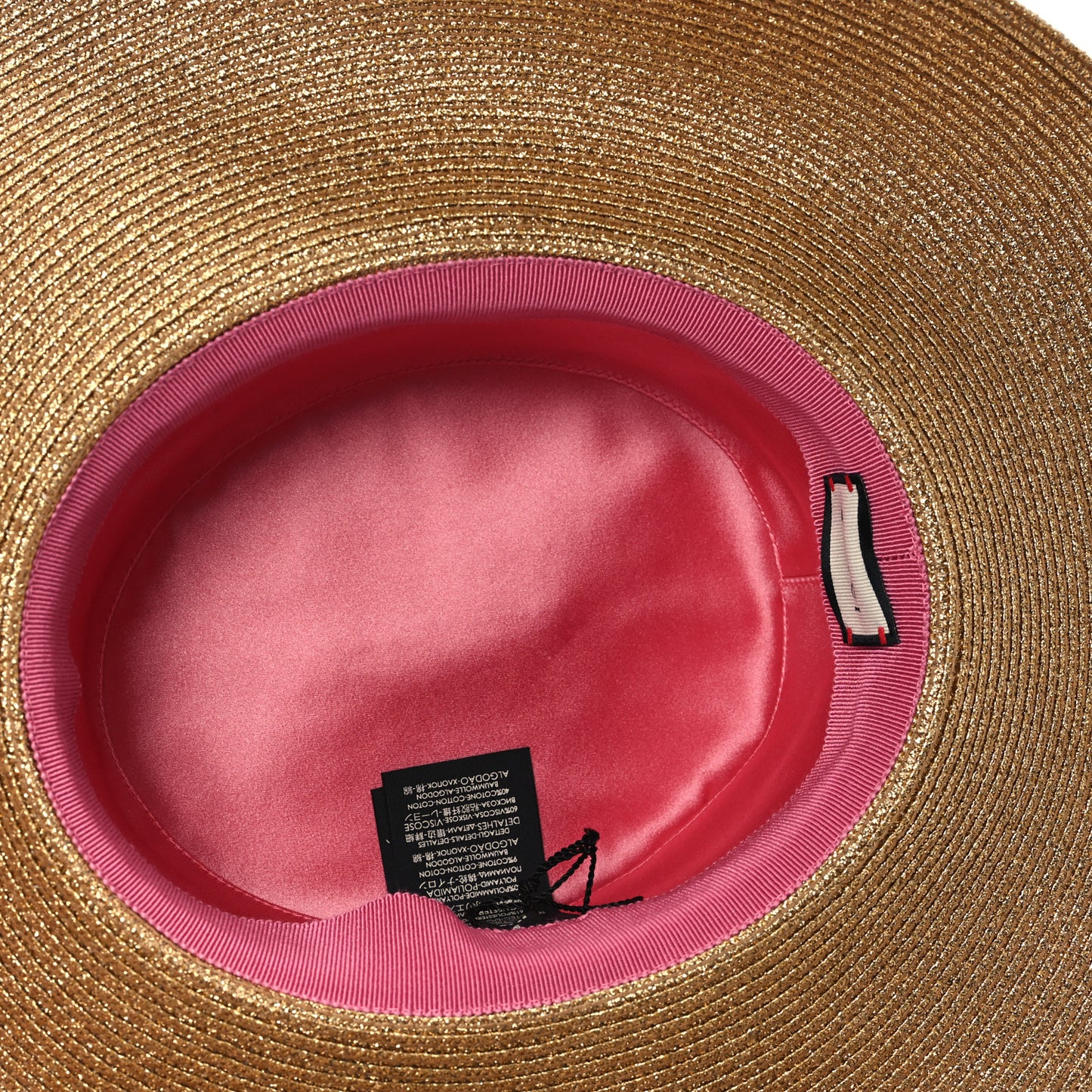 Lame Papier Hat S Black Gold