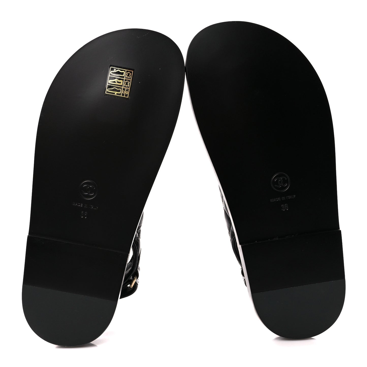 Lambskin Velcro Dad Sandals 36 Black
