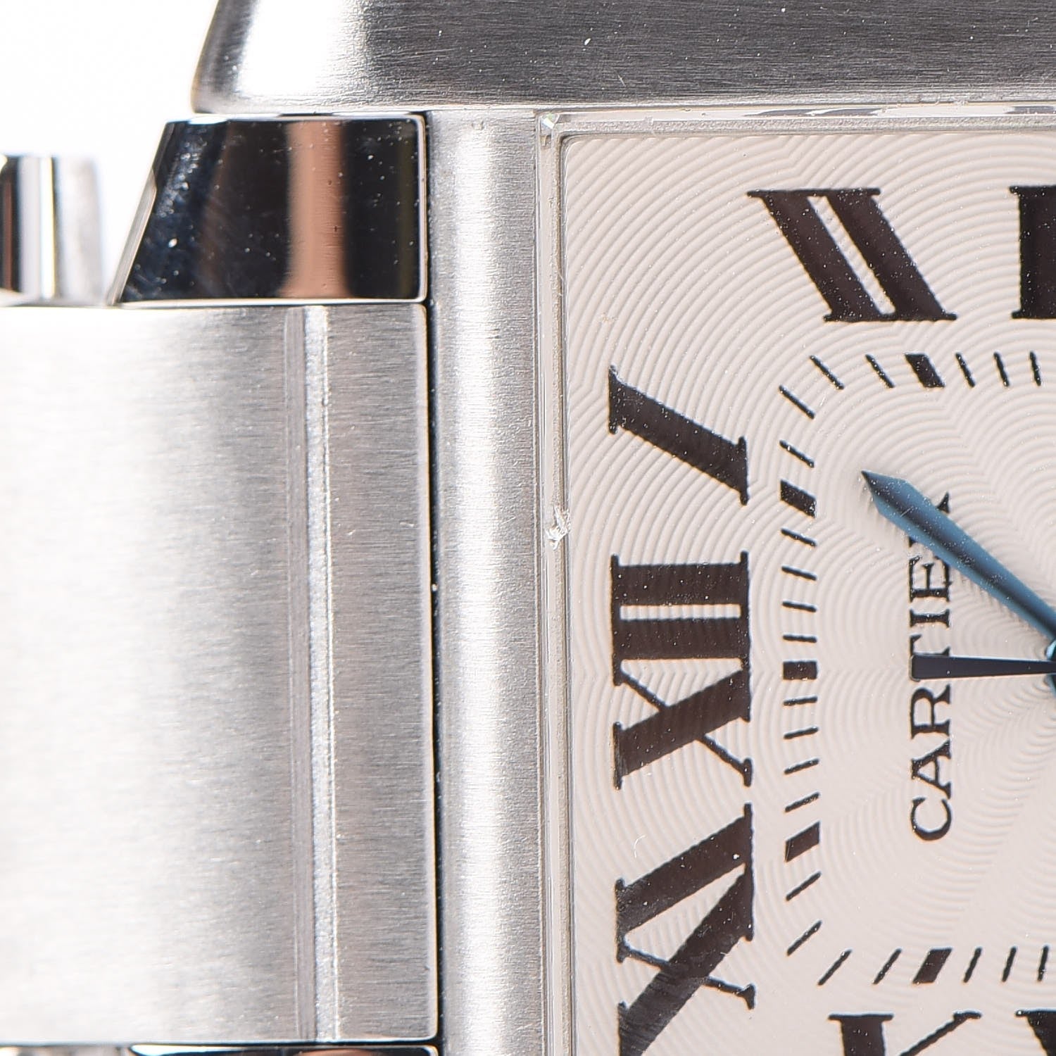 Cartier Stainless Steel 28mm Tank Francaise Automatic Watch 9 of 11