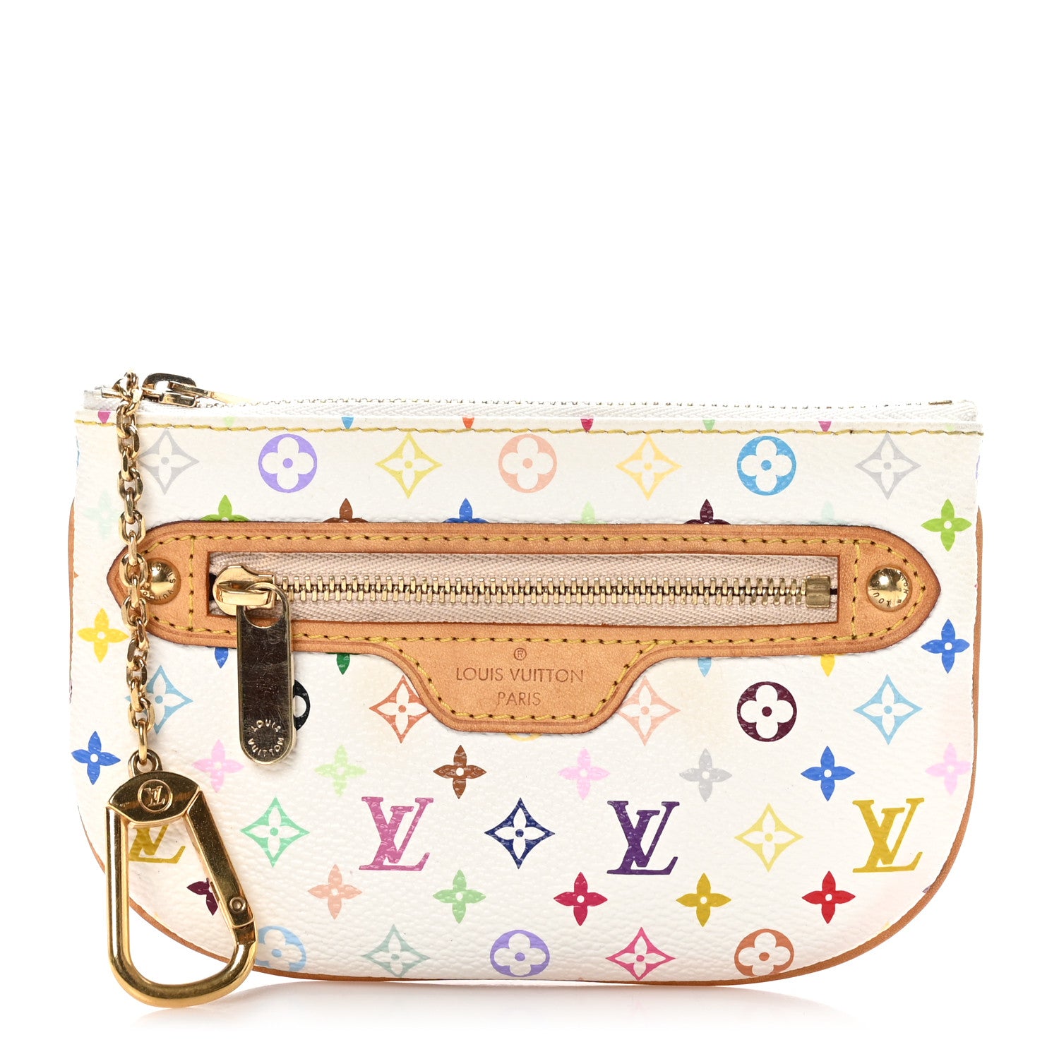 Louis Vuitton Monogram Multicolor Pochette Plate MM White 1 of 7