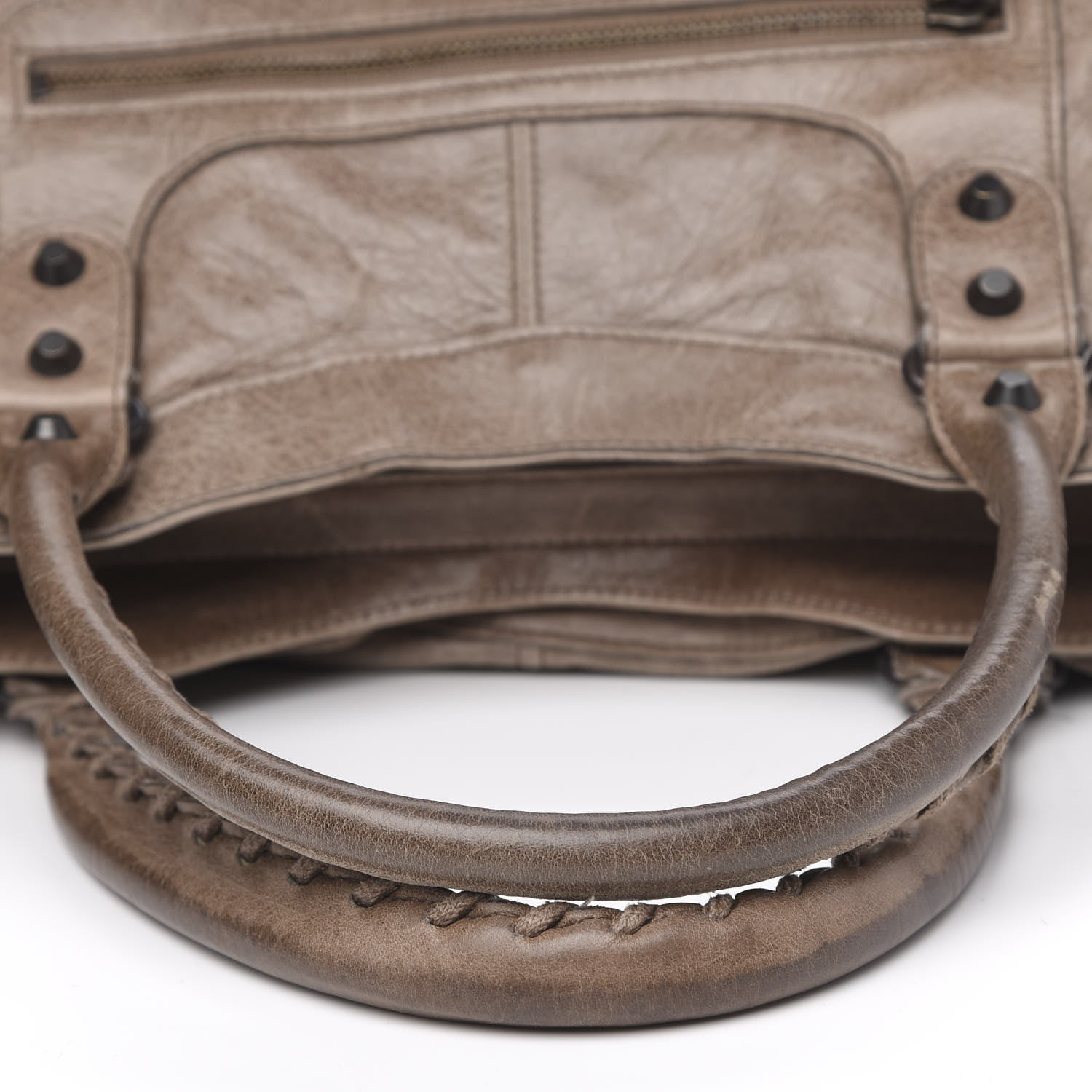 Balenciaga Agneau Classic Hardware Part Time Gris Poivre 14 of 17