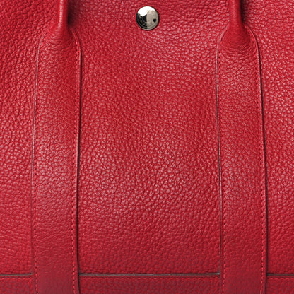 Hermes Buffle Sindhu Garden Party 30 TPM Rouge Vif 8 of 12