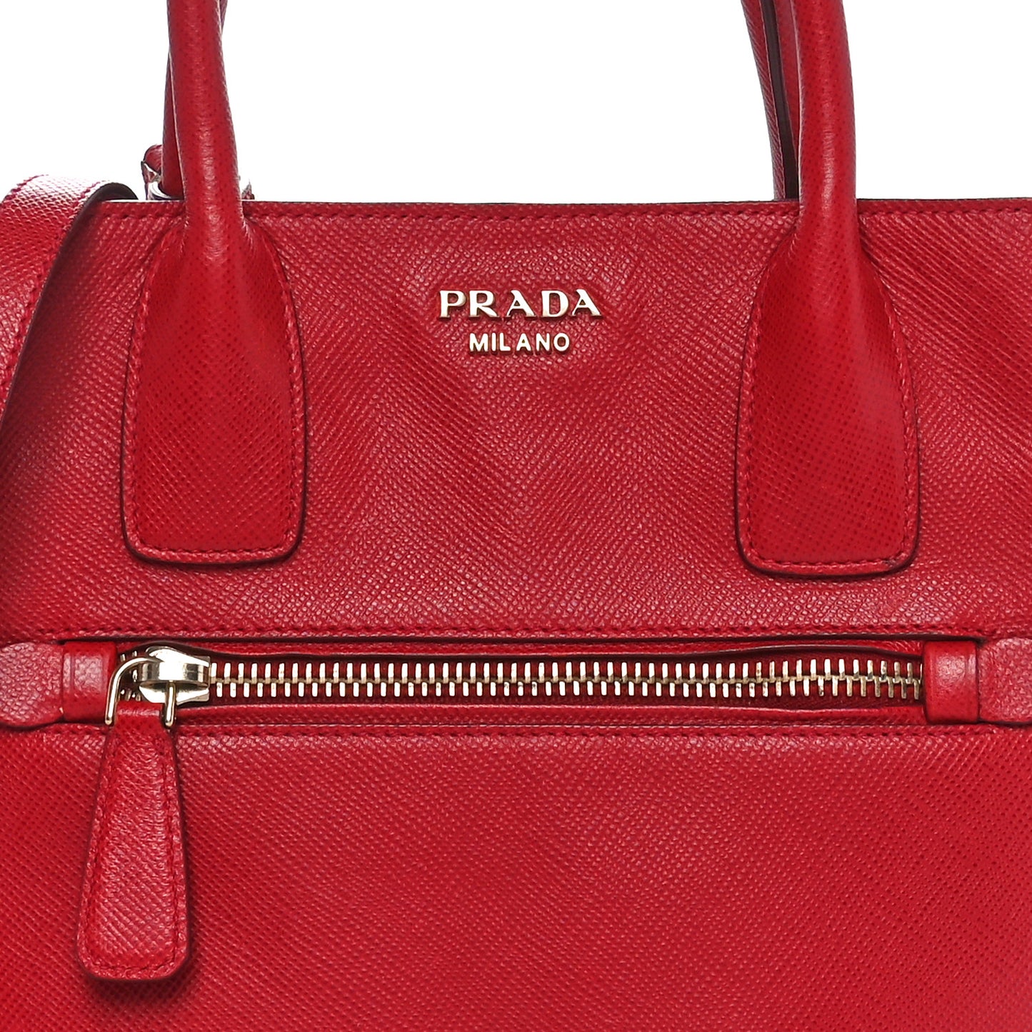 Saffiano Cuir Open Promenade Tote Fuoco
