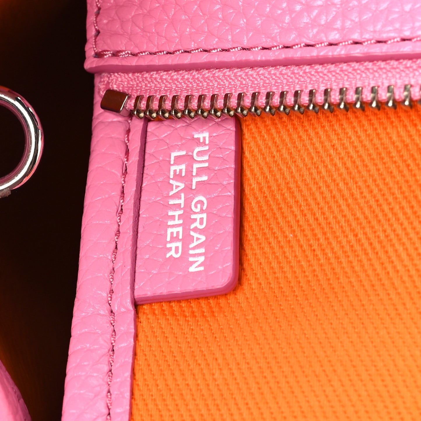Grained Calfskin Small The Tote Bag Candy Pink