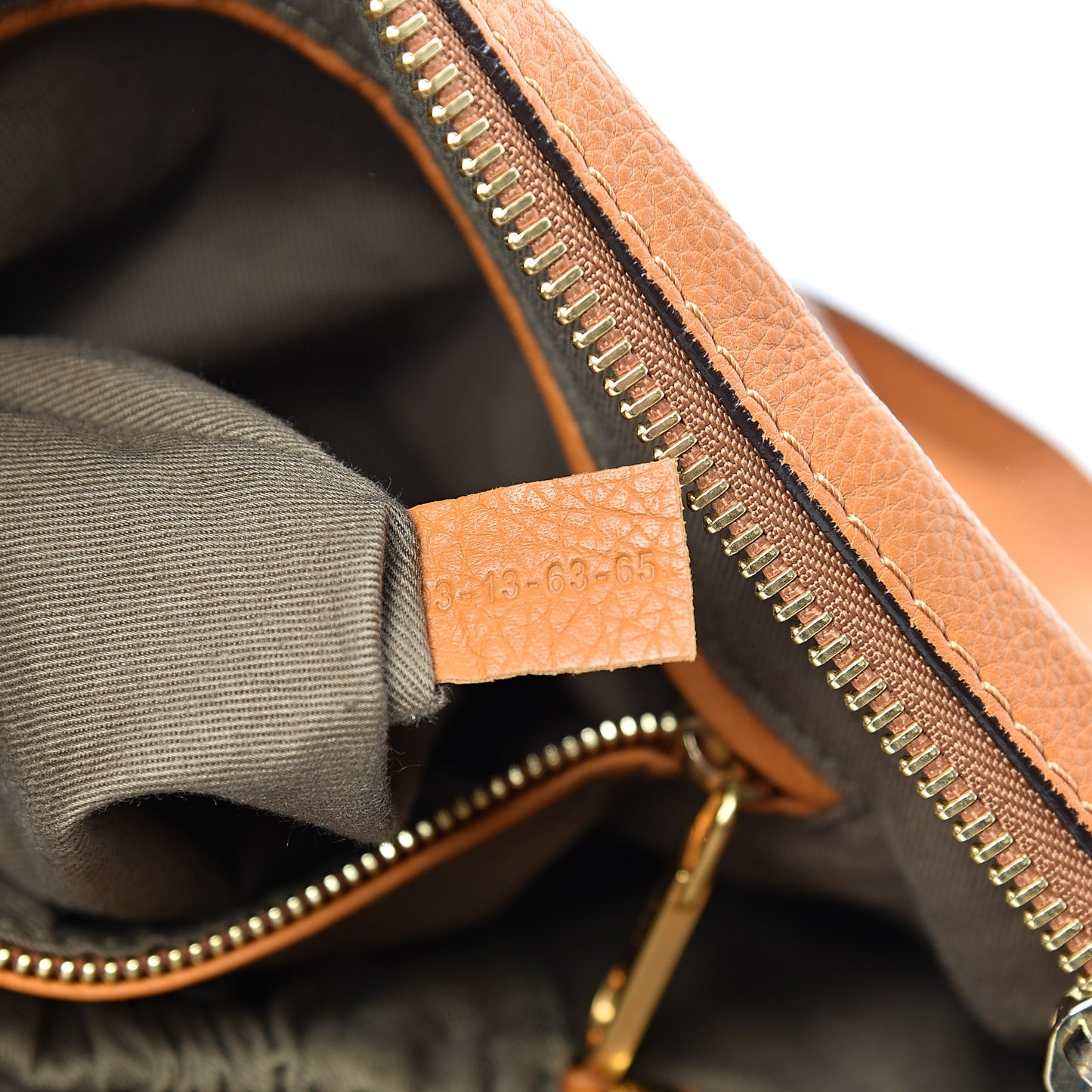 Calfskin Medium Marcie Satchel Light Tan