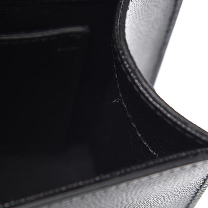 Saint Laurent Grain De Poudre Small Monogram Kate Satchel Black 8 of 8