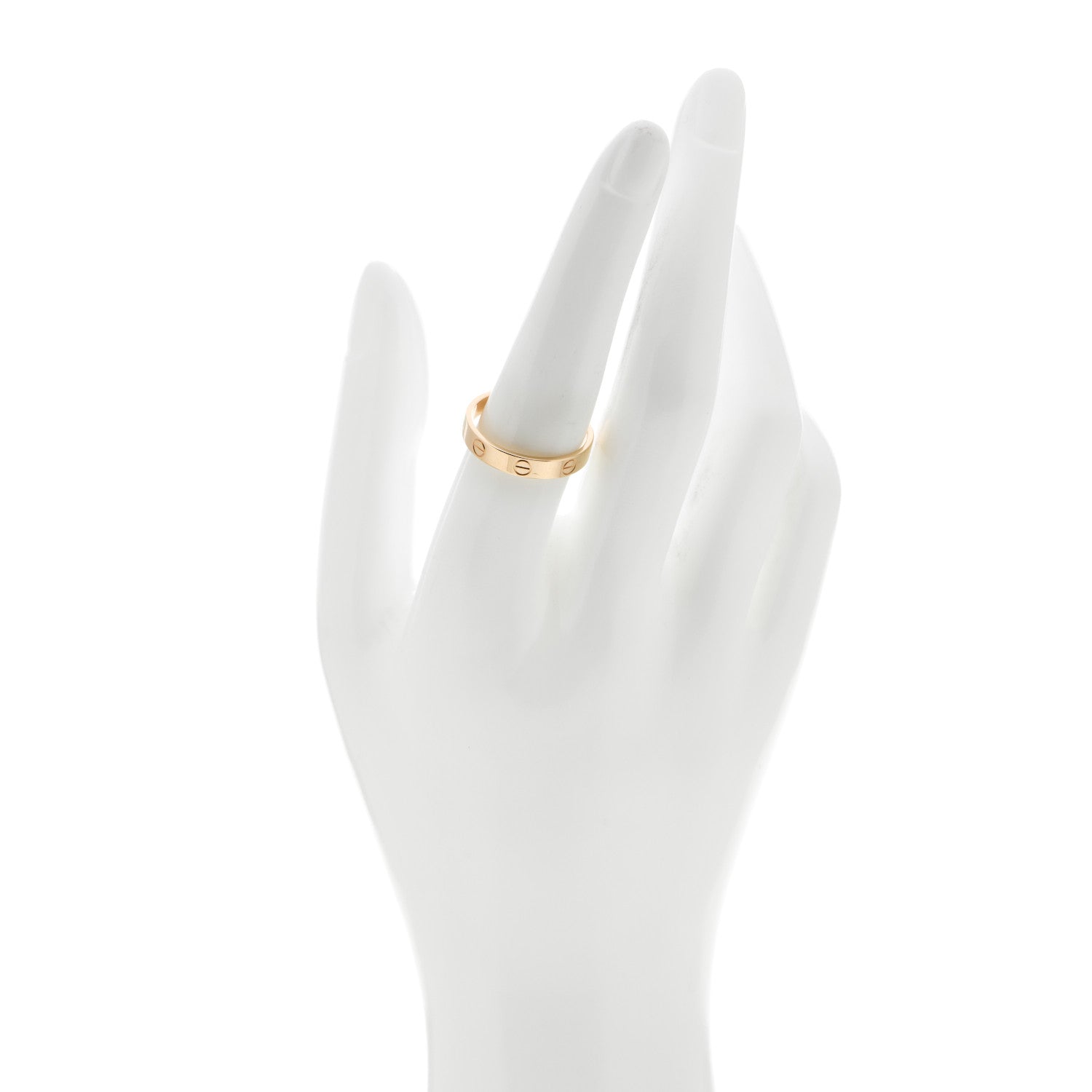 Cartier 18K Yellow Gold 3.5mm LOVE Wedding Band Ring 57 8 2 of 4