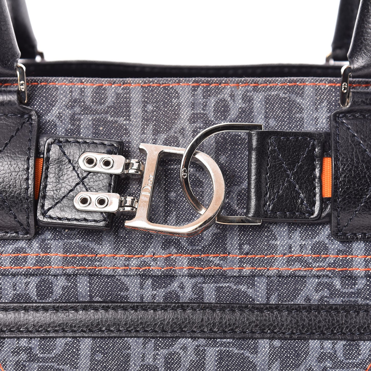 Denim Monogram Flight Tote Blue