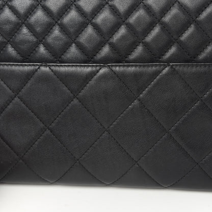 Chanel Calfskin Quilted In The Business Flap Bag Black 13 of 14