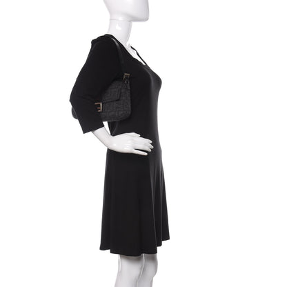 Fendi Wool Zucca Baguette Grey 2 of 9