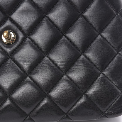 Chanel Lambskin Quilted Medium Trendy CC Flap Dual Handle Bag Black 14 of 15