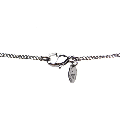 Chanel Crystal CC Crown Wing Pendant Necklace Black 5 of 8