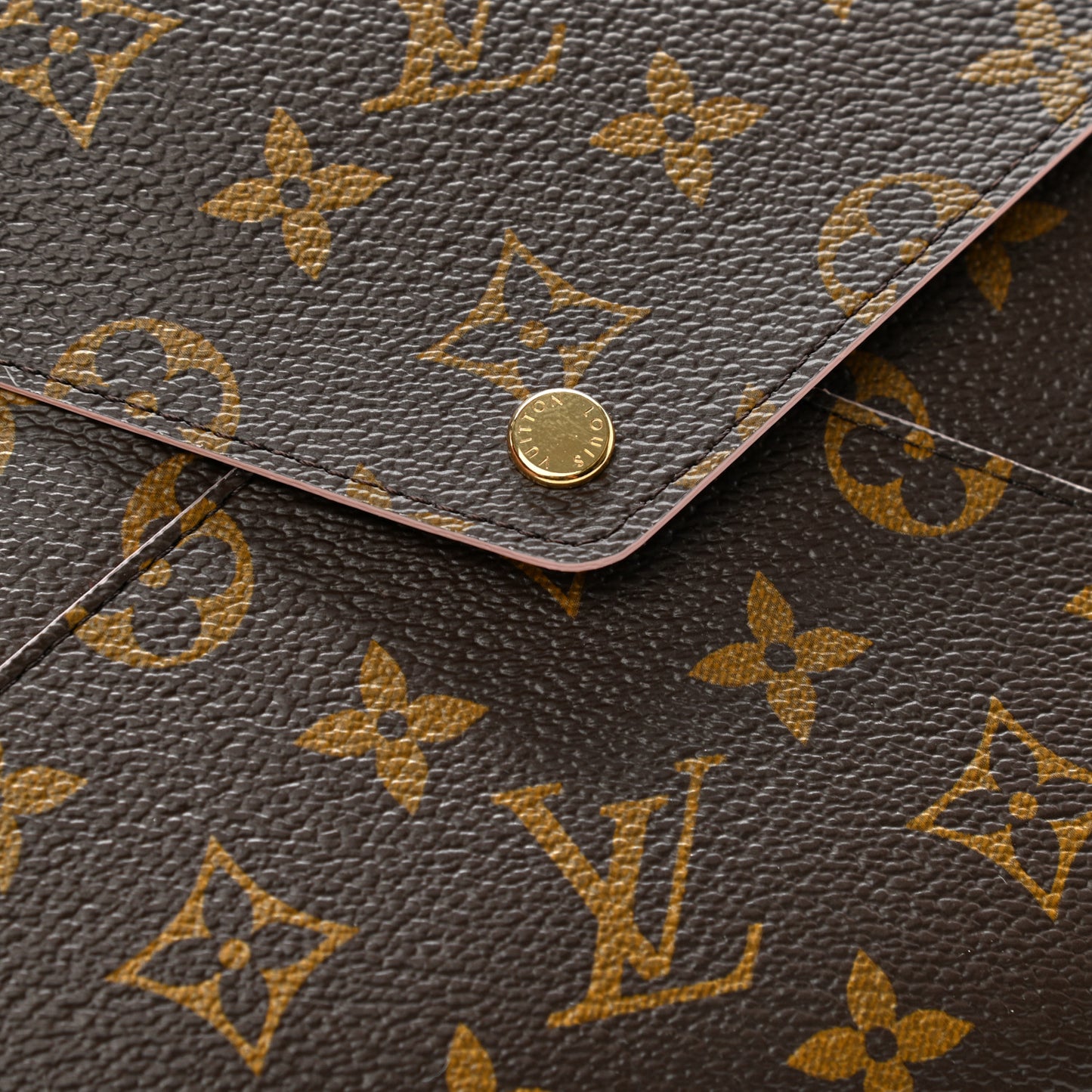 Monogram Large Kirigami Pochette Insert Rose Ballerine