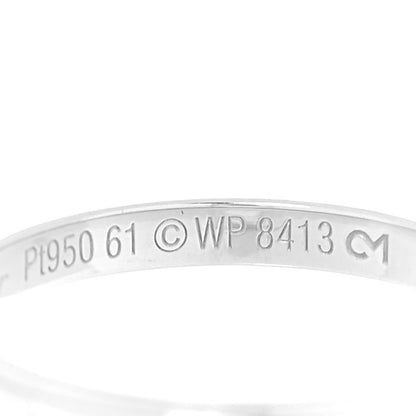 Cartier Platinum 2.5mm D'Amour Wedding Band Ring 61 9.5 5 of 5