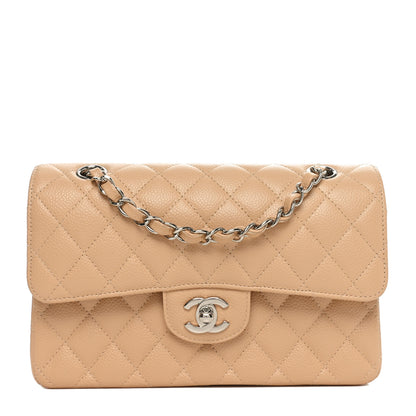 Chanel Caviar Quilted Small Double Flap Beige 1 of 11