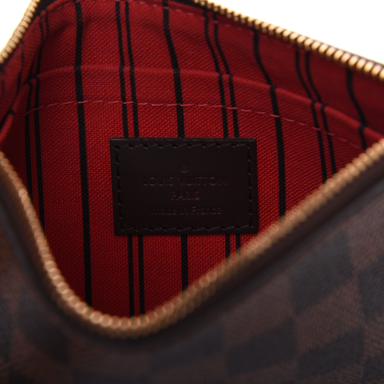 Louis Vuitton Damier Ebene Neverfull PM Pochette 8 of 11