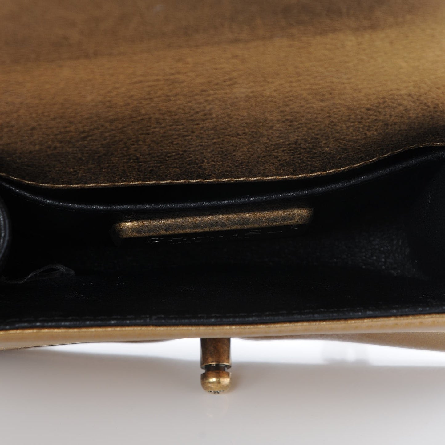 Galuchat Stingray Mini Boy Flap Gold