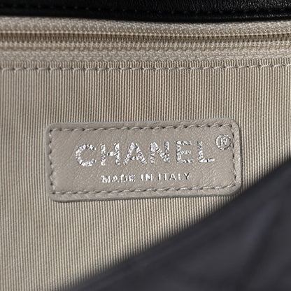 Chanel Washed Lambskin Quilted Maxi Chain Around Flap Black 5 of 8
