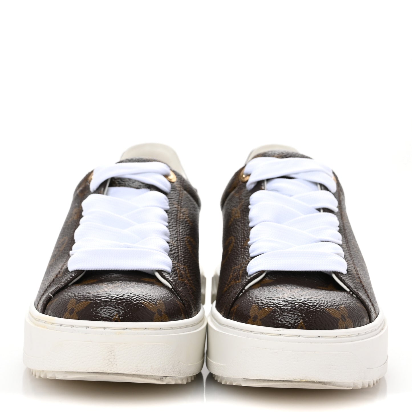 Patent Monogram Frontrow Sneakers 37