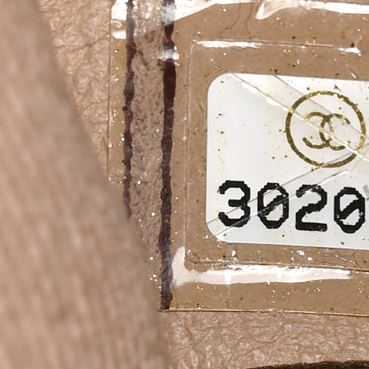 Mixed Fibers Calfskin Small Deauville Tote Beige