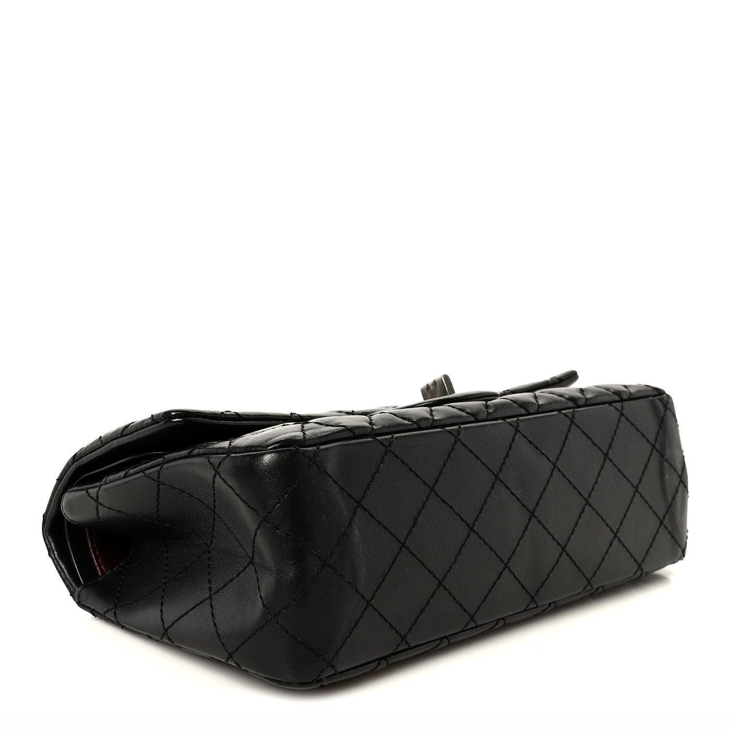 Chanel Aged Calfskin Quilted 2.55 Reissue 225 Flap Black 4 of 10