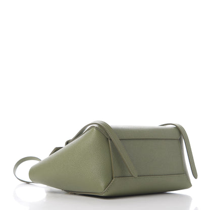 Celine Grained Calfskin Micro Belt Bag Olive 4 of 9