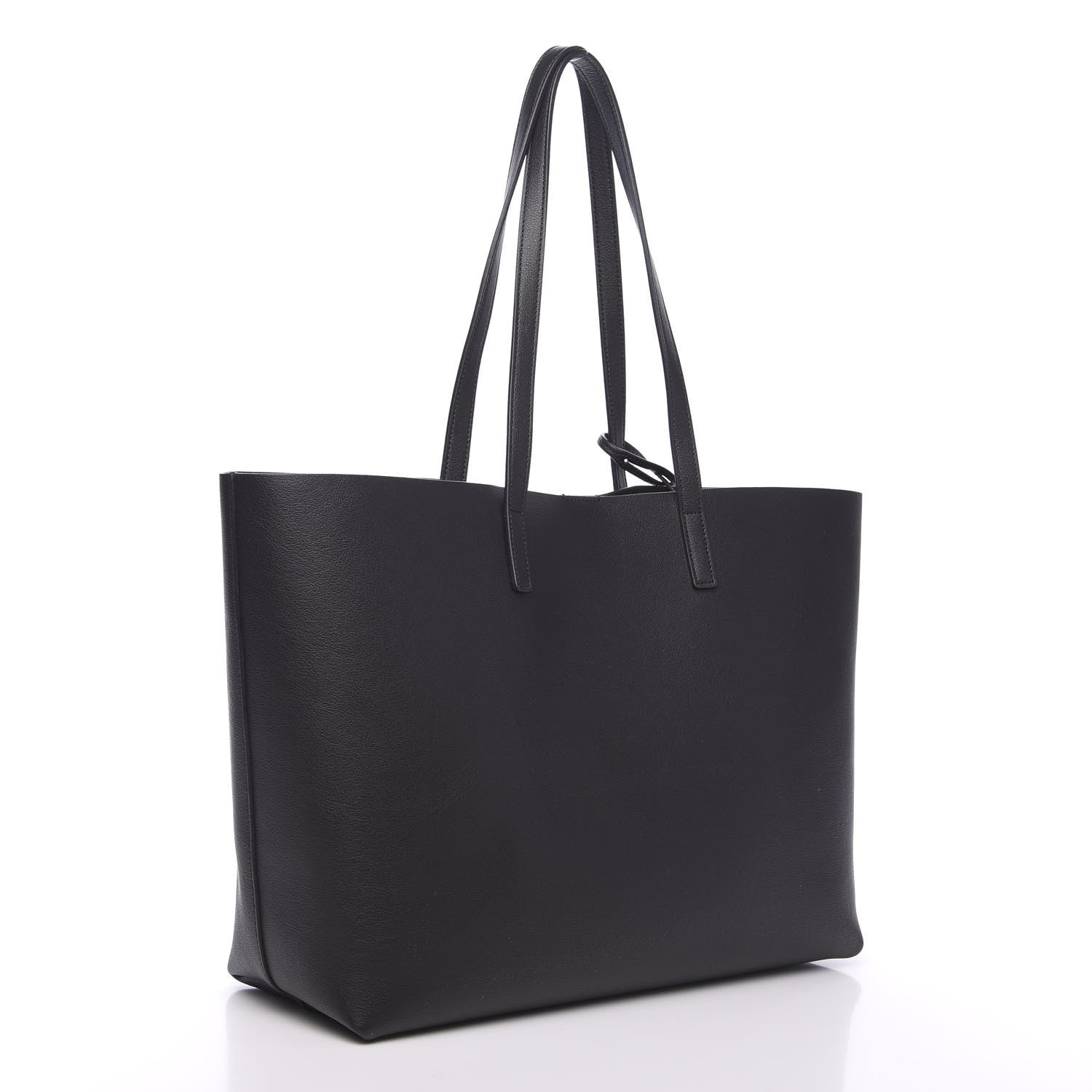 Saint Laurent Calfskin Large Shopping Tote Black 2 of 8