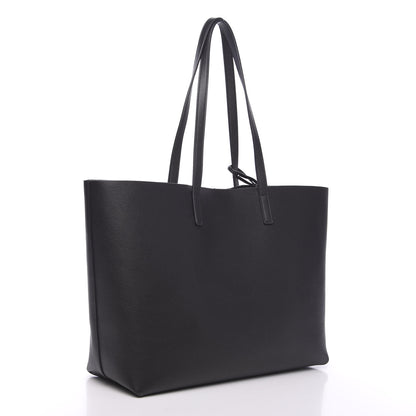 Saint Laurent Calfskin Large Shopping Tote Black 2 of 8
