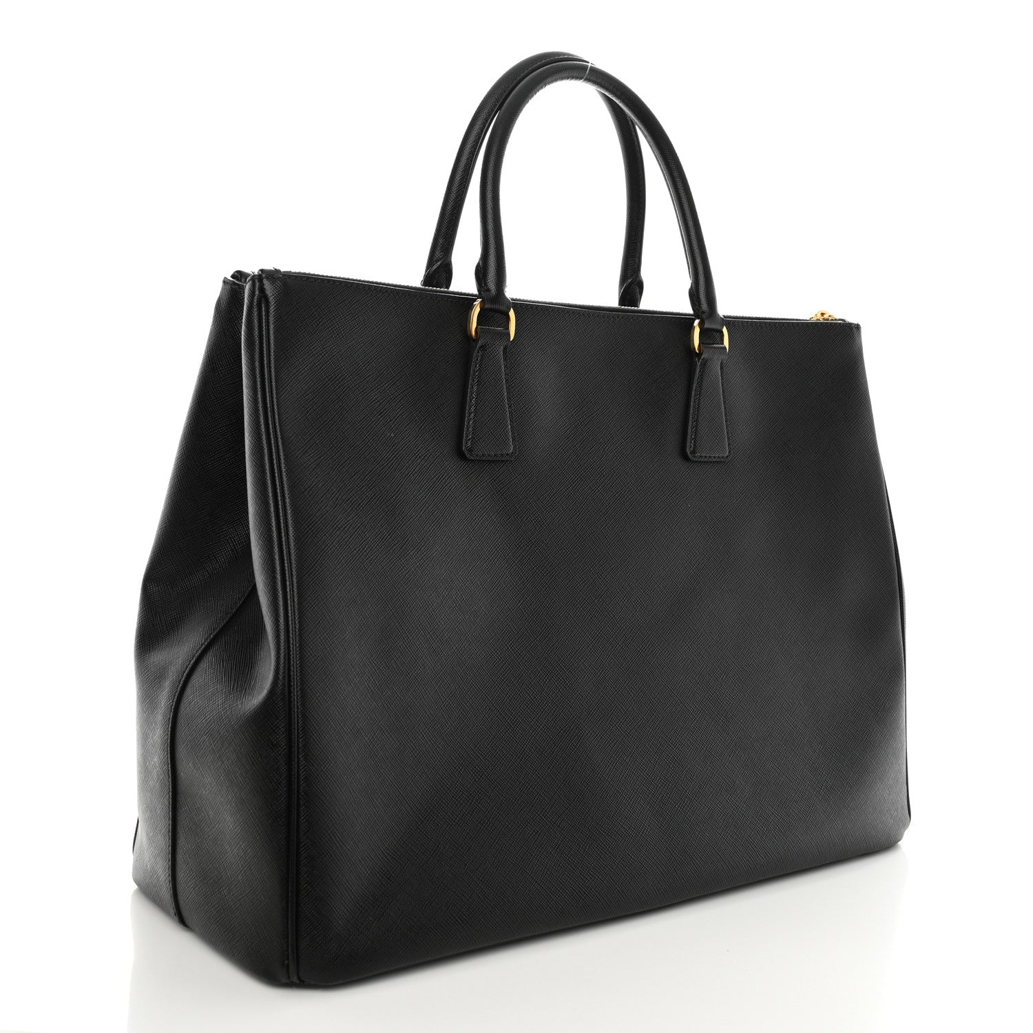 Prada Saffiano Lux Extra Large Galleria Double Zip Tote Black 3 of 13