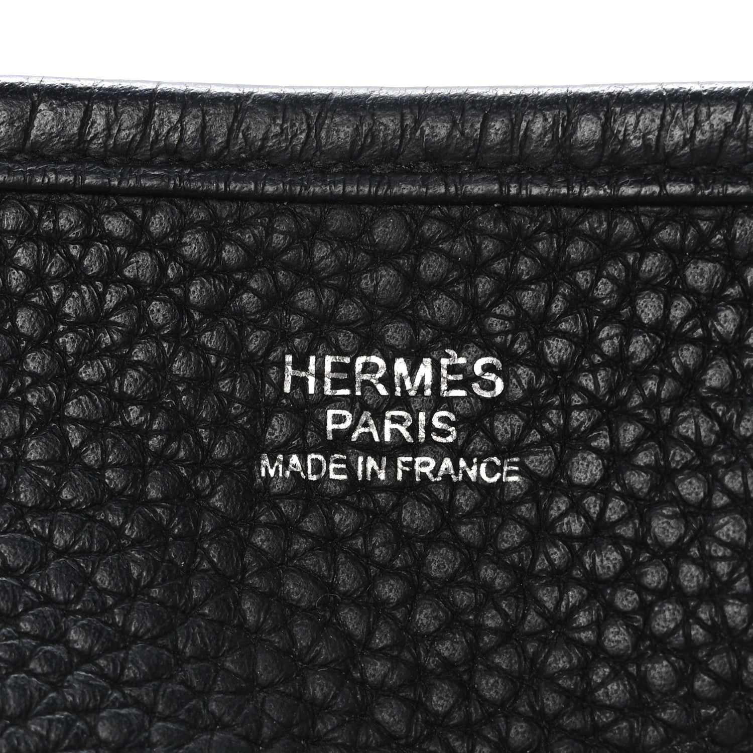 Hermes Taurillon Clemence Evelyne III PM Black 6 of 10
