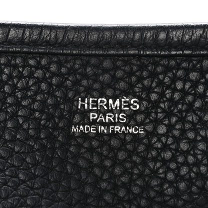 Hermes Taurillon Clemence Evelyne III PM Black 6 of 10