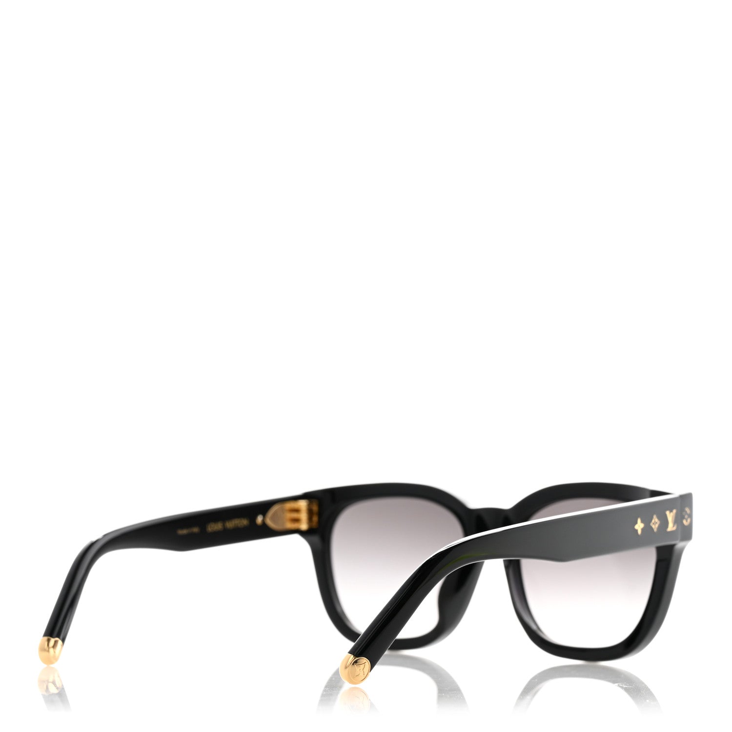 Louis Vuitton Acetate My Monogram Square Sunglasses Z1523E Black 4 of 12
