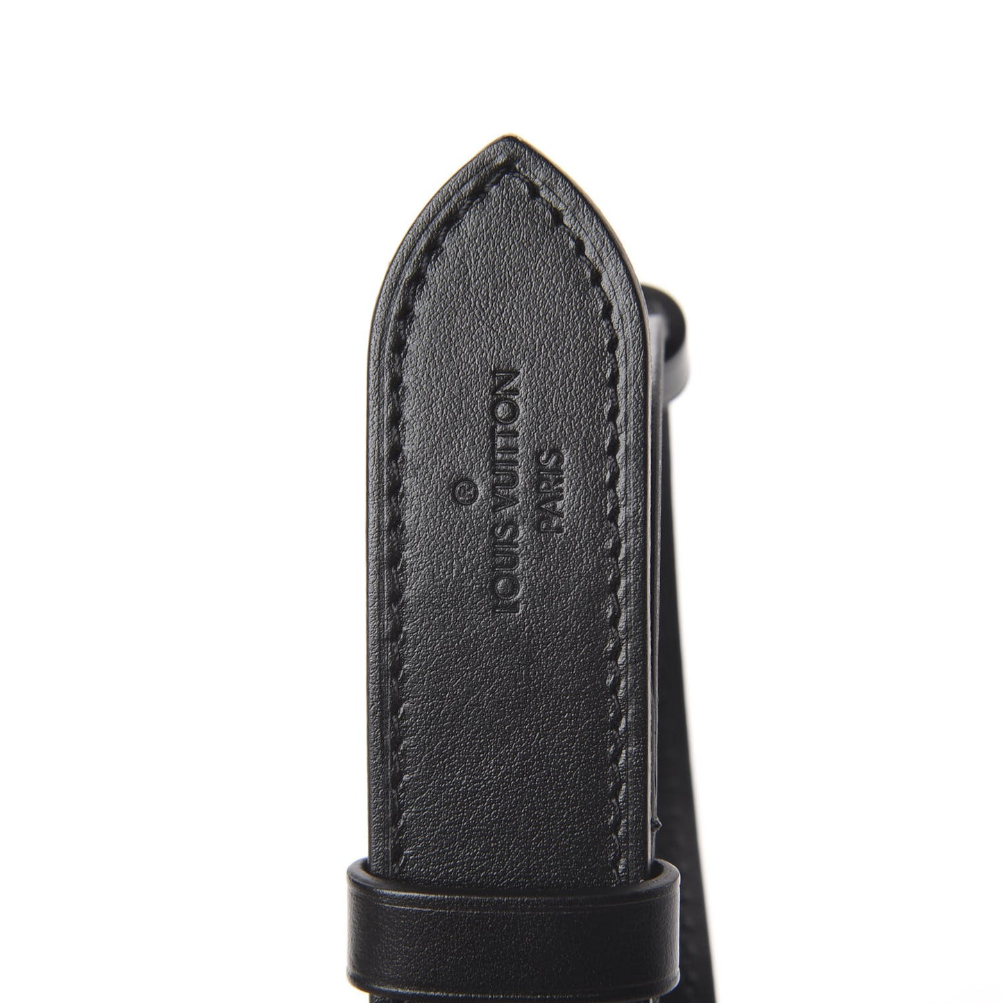 Calfskin Odeon Adjustable Shoulder Strap Black