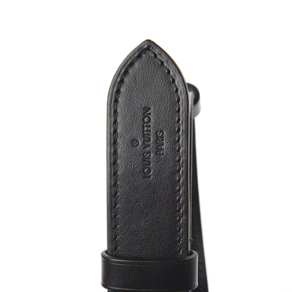 Louis Vuitton Calfskin Odeon Adjustable Shoulder Strap Black 3 of 3