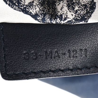 Christian Dior Embroidered Toile De Jouy Diortravel Zipped Pouch Blue 7 of 10