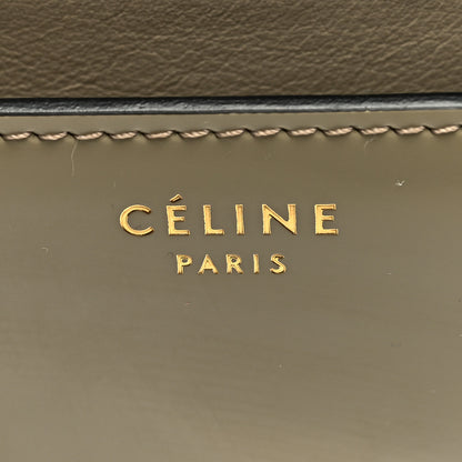 Celine Spazzolato Calfskin Medium Classic Box Flap Bag Quartz 6 of 9
