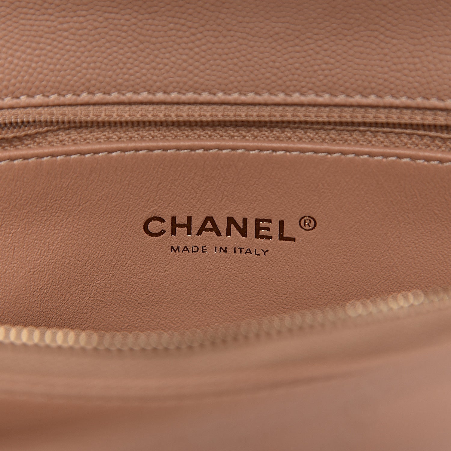 Chanel Caviar Lizard Quilted Medium Coco Handle Flap Light Beige 6 of 12