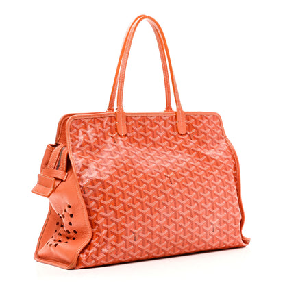 Goyard Goyardine Sac Hardy Pet Carrier PM Orange 3 of 10