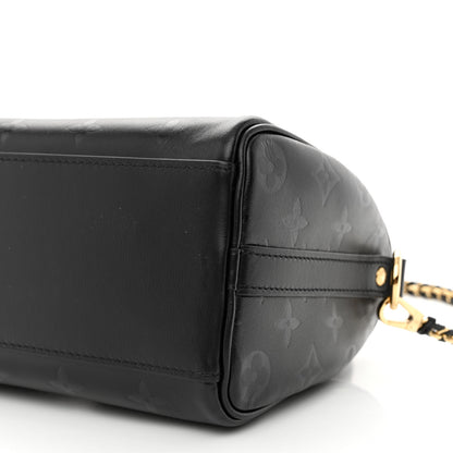 Louis Vuitton Monogram Ink Speedy BB Black 9 of 10