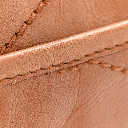 Saint Laurent Crinkled Calfskin Matelasse Monogram Medium Niki Chain Satchel Light Caramel 12 of 12