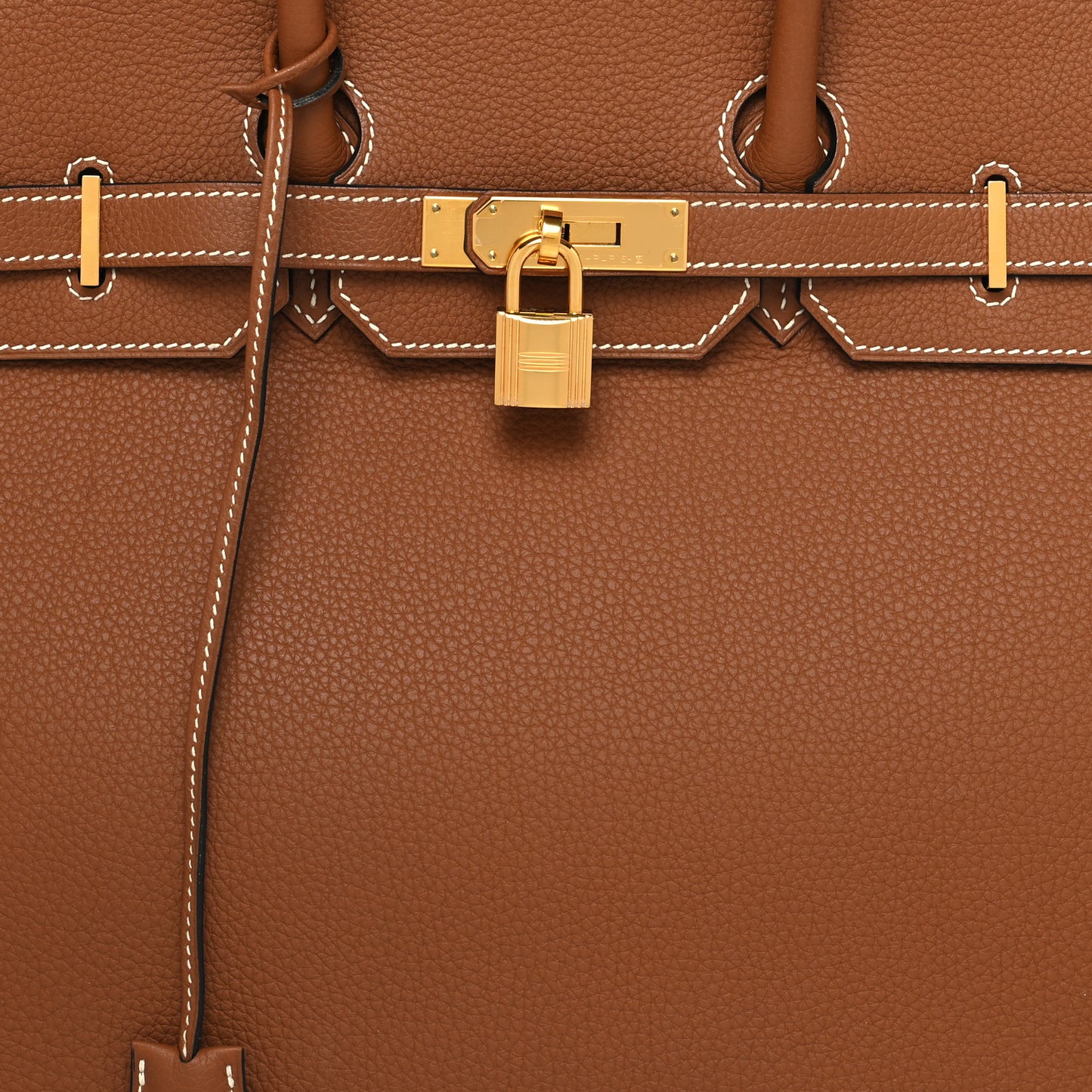Togo Horseshoe Birkin 35 Gold Chocolate
